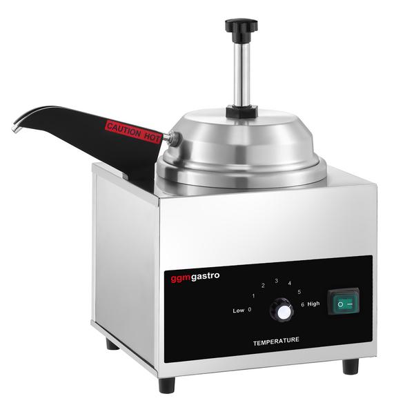 Dispensador de molhos com aquecimento com bico aquecido - 550W - 4,4L - incl. frasco