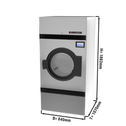 Sèche-linge à gaz - 18 kg - Tactile