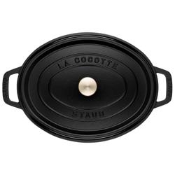 STAUB | LA COCOTTE - Cocotte - ovale - 230mm - Fonte - Noir