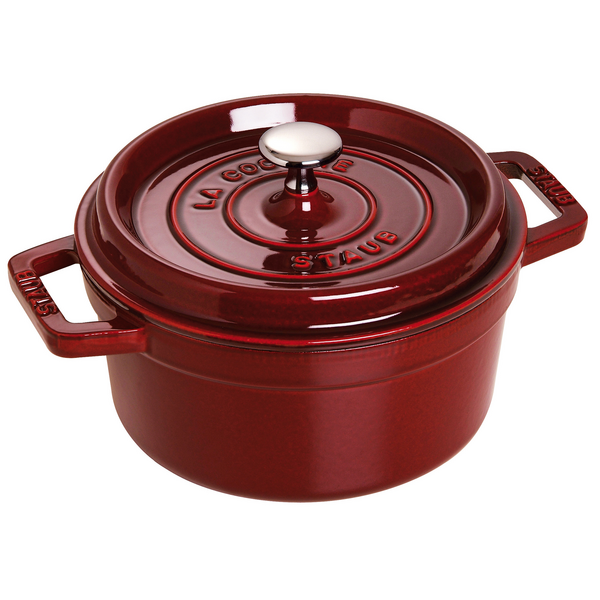 STAUB | LA COCOTTE - Cocotte - Ø 180mm - Żeliwo - Grenadynowa czerwona	