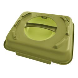 (20 pièces) Boîtes menu – 600 ml – Non compartimentées – Vert olive/vert clair