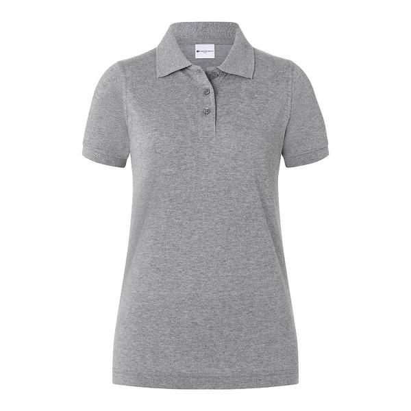 (6 stuks) KARLOWSKY | Dames Werkkleding Poloshirt Basic - Lichtgrijs - maat: S