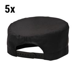 (5 stuks) Koksmuts - zwart