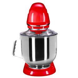 Batteur-mélangeur planétaire professionnel - 7L - 350W - incl. 3 outils - Rouge