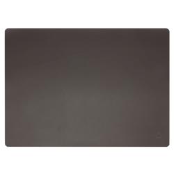 (12 stuks) Placemat James - lederlook - 33x46cm - mokka