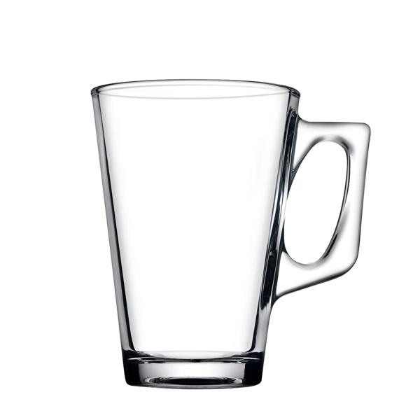 (24 uds) Vaso de té con asa - AQUA - 250 ml - Transparente