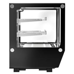 Vitrine Refrigerada de bancada - 120L - 702mm - Vidro duplo - com 2 prateleiras - portas traseiras deslizantes