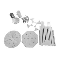 Cup & Saucer Dispenser - rotating - Stainless Steel