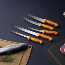 VICTORINOX | SWIBO Chef's Knife – 260 mm Blade - Orange Handle