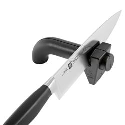 ZWILLING | TWINSHARP 2-Stage Pull-Through Knife Sharpener – Black - 35° - Stainless Steel & Ceramic