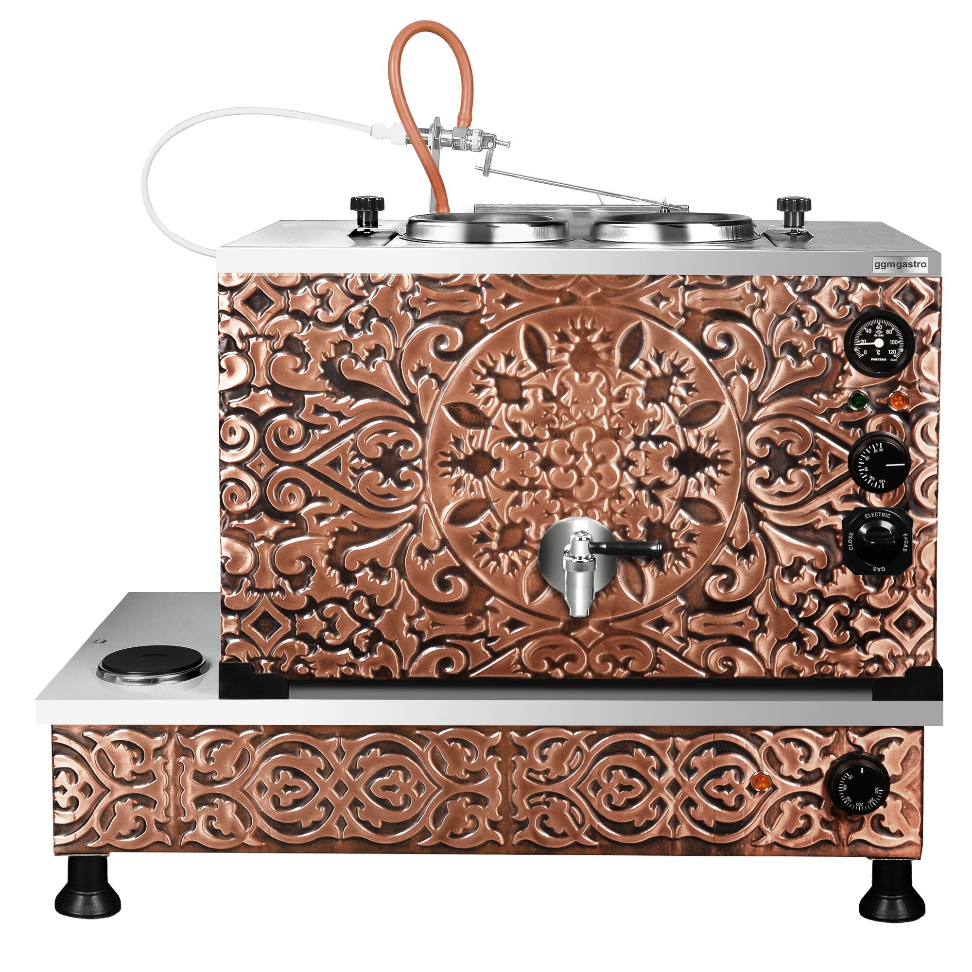 Samovar en cuivre - 720mm - 22 L - Électrique