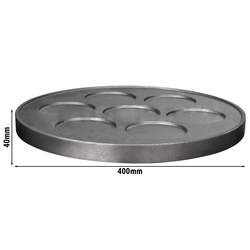 Tavă pentru dispozitiv de facut clatite pe gaz - 7 clatite - 40 cm