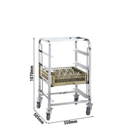 Візок для посуду з нержавіючої сталі - на 4 кошиків