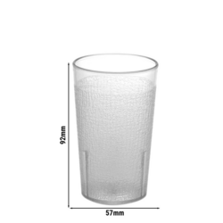 (48 piezas) CAMBRO | Taza para beber Camwear® - 160 ml - Altura: 95mm - Transparente