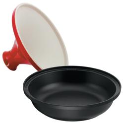 STAUB | Cast Iron Tajine – Ø 28 cm - Cherry Red - Matte Black Interior, Oven to 240°C