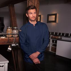 KARLOWSKY | GREEN-GENERATION Chef Jacket – Steel Blue - Size 52 - Recycled Polyester