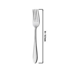 (12 pcs) Dessert fork Leandro - 18/10 stainless steel - 161mm