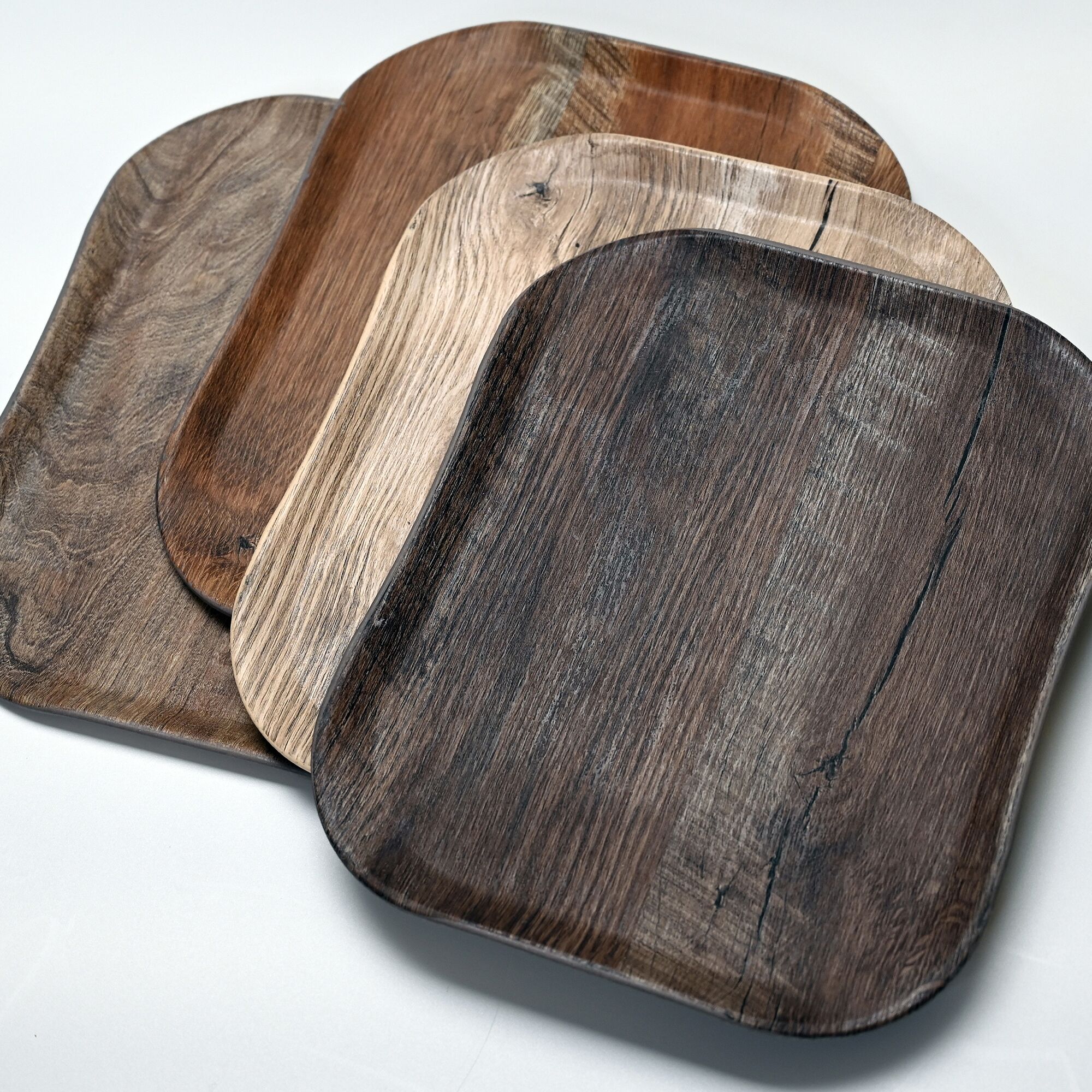 (12 pieces) CAMBRO | CENTURY™ Fibreglass Serving Tray – GN 1/2 325×265 mm – Light Oak Wood Effect