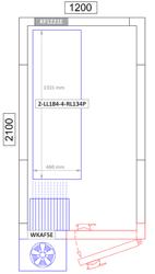 Alüminyum Raf - 1315x460x1800mm - Taşıma Kapasitesi:600kg
