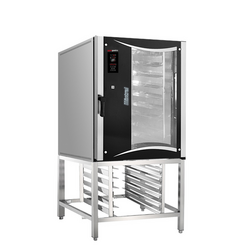 Forno eléctrico de ar quente - Digital - 10x EN 600 x 400 cm - incl. estrutura de base e porta-placas