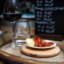 STAUB | SPECIALITIES - Podkładka pod garnek magnetyczna - 160mm - Brązowa - Buk