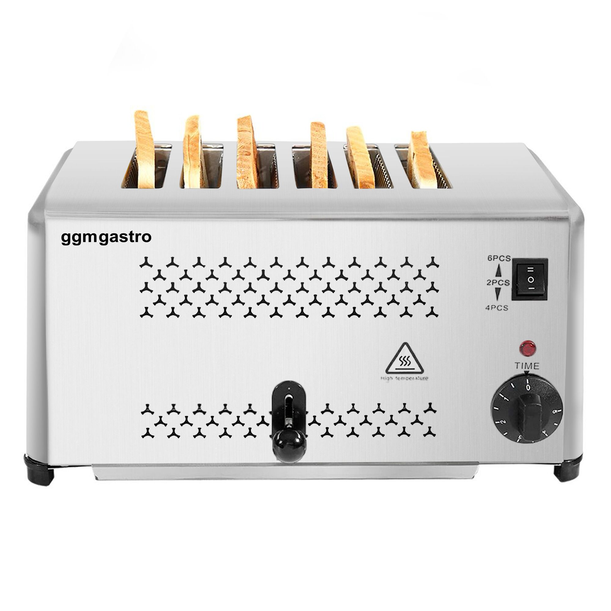 Grille-pain professionnel - Mécanique - 1,8kW - 6 fentes