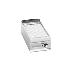 Elektrische bakplaat - 6,6kW - Geribbeld