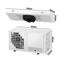 Grupo frigorífico split - positivo - para volume máximo de 7,5m³ - Grau de proteção IP 51 - 559W