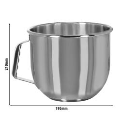 Stainless Steel Boiler - for Stirring Machine - 195x195x210mm - compatible with RMF7B