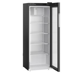 LIEBHERR | Koelkast PERFORMANCE - 347 liter - Kunststof interieur - 1 glazen deur - Zwart