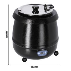 Soepketel - 9L - digitaal - zwart
