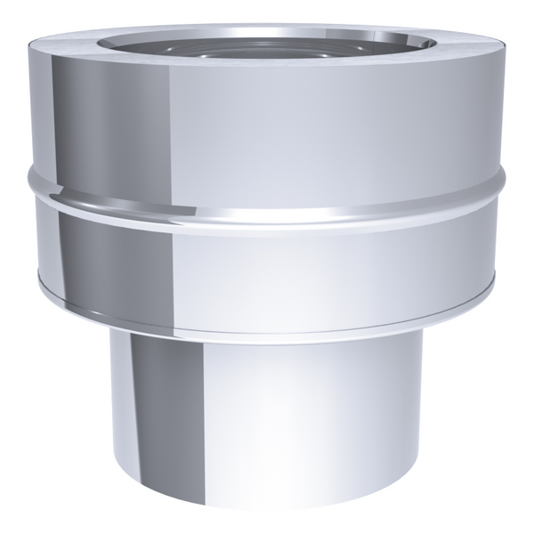 Geçiş borusu - çift cidarlıdan tek cidarlıya - Ø 450 mm