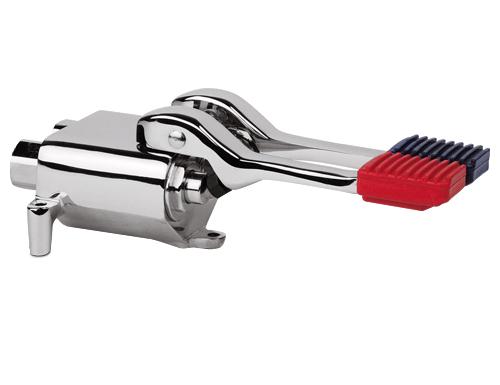Ayaktan Kumandalı Su Pedalı 1000 - hijyenik ayak kumandası ile - paslanmaz gövde, krom kaplama & 3x1/2" bağlantı - 239x92x75mm