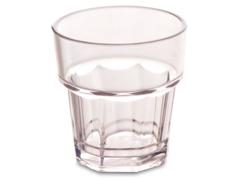 (50 szt.) Szklanka wysoka do drinków - 200ml - Transparentna - polikarbonat; nietłukąca; do zmywarki; zestaw 50 szt.