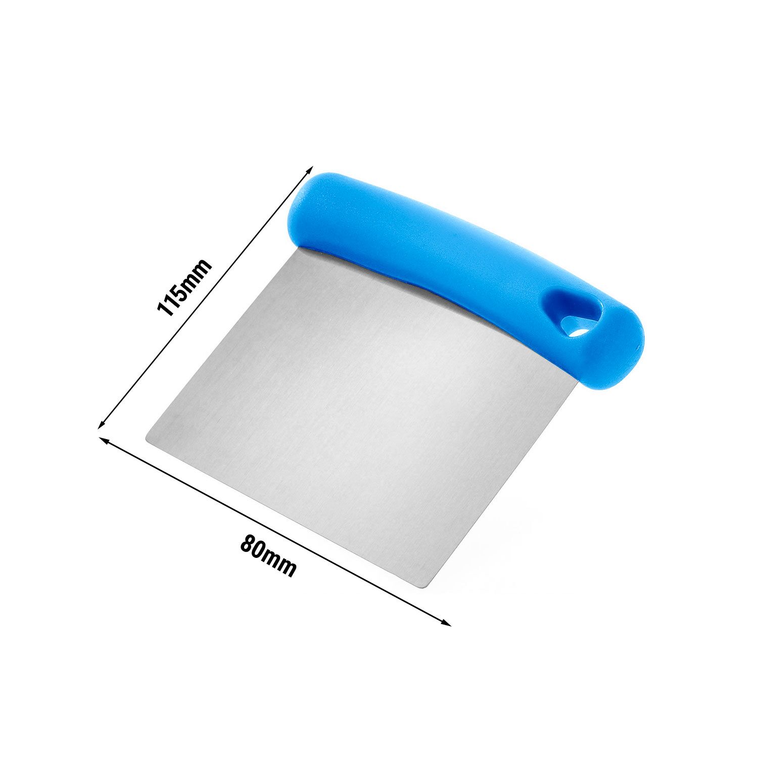 Coupe‑pâte - Longueur : 80x115mm - Polypropylène/PP - Manche en polypropylène