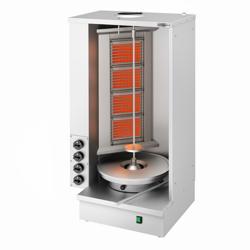 Gazowy grill do shawarmy/kebaba- 4 palniki - maks. 60 kg