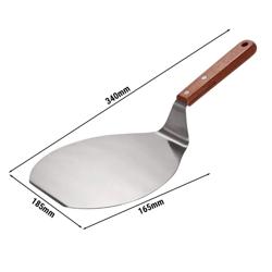 Espátula para lasaña - Acero inoxidable - 185x165mm - Mango:34cm