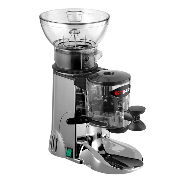 Koffiemolen - 1kg - 77dB - Met doseerder - Zilver