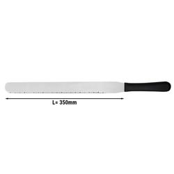 Confectioner's Knife – Pastry Knife - Serrated Edge - 35 cm Blade - Stainless Steel