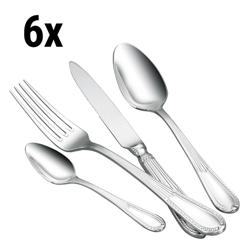 (144 pièces) Set de couverts Martin - 144 pièces - Pour 36 personnes