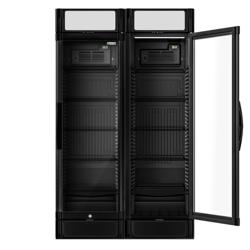 (2 piezas) Refrigerador para bebidas - 690 Litros - NEGRO