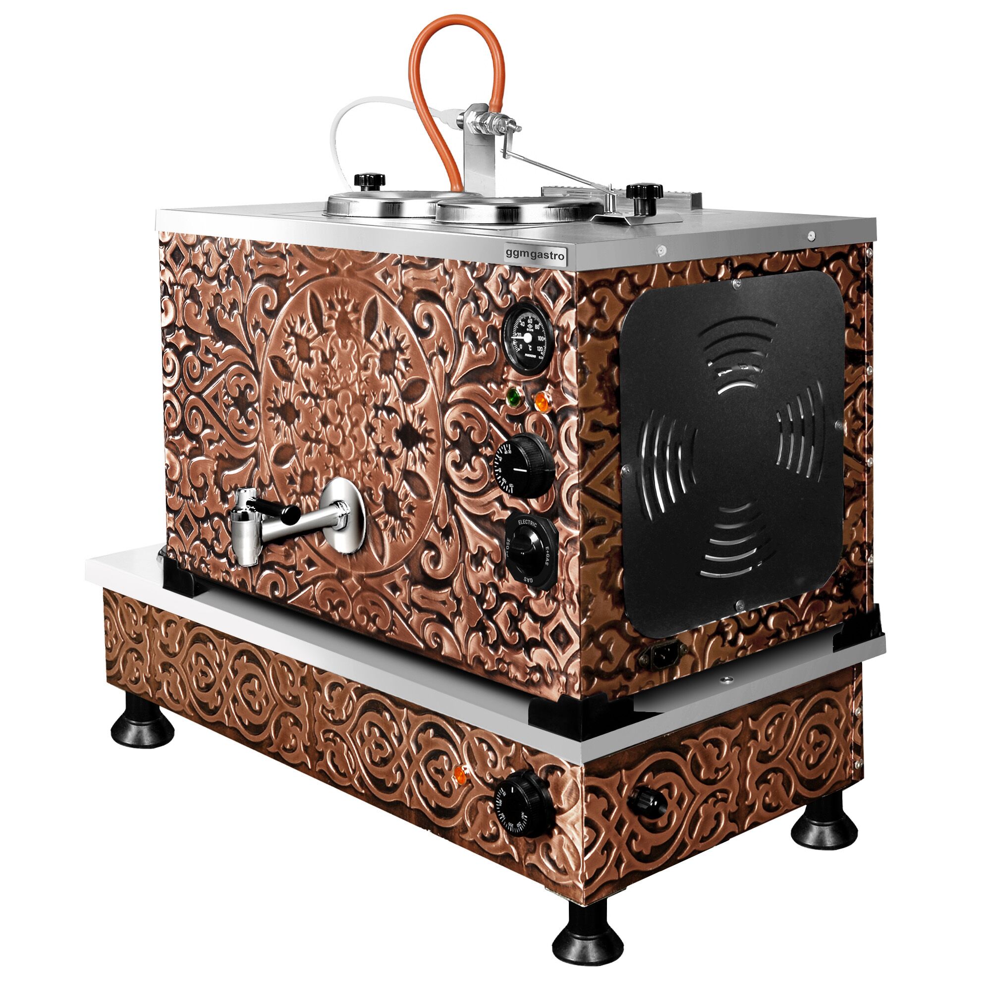 Samovar en cuivre - 720mm - 22 L - Électrique