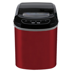 Machine à glaçons - Cylindre creux - 12 kg/24 h - Rouge