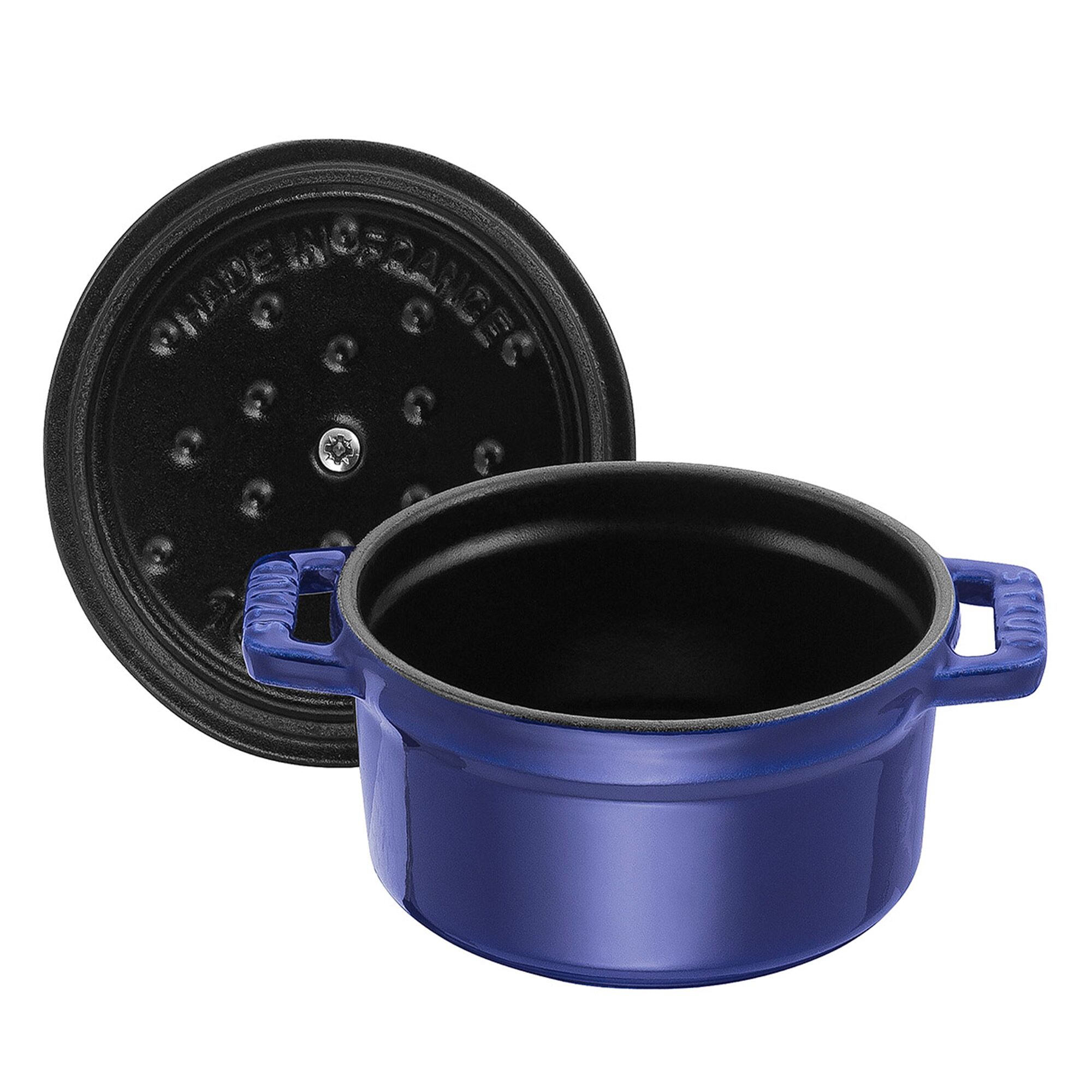 STAUB | LA COCOTTE - Mini Cocotte - Ø 100mm - Fonte - Bleu foncé	