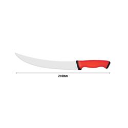 Vleesmes - Lemmet: 210mm - gebogen - RVS