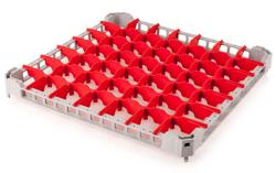 Aufsatzrand für Gläserspülkorb - 49 Fächer - 500x500mm - Passend für GKFP5050 & GKFP49