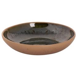 (6 buc) Bol | Wisteria - Ceramică (gresie) - rotund - Ø 160 mm - stivuibil; compatibil mașină de spălat vase; pentru cuptor cu microunde; pentru cuptor - Verde/Bej