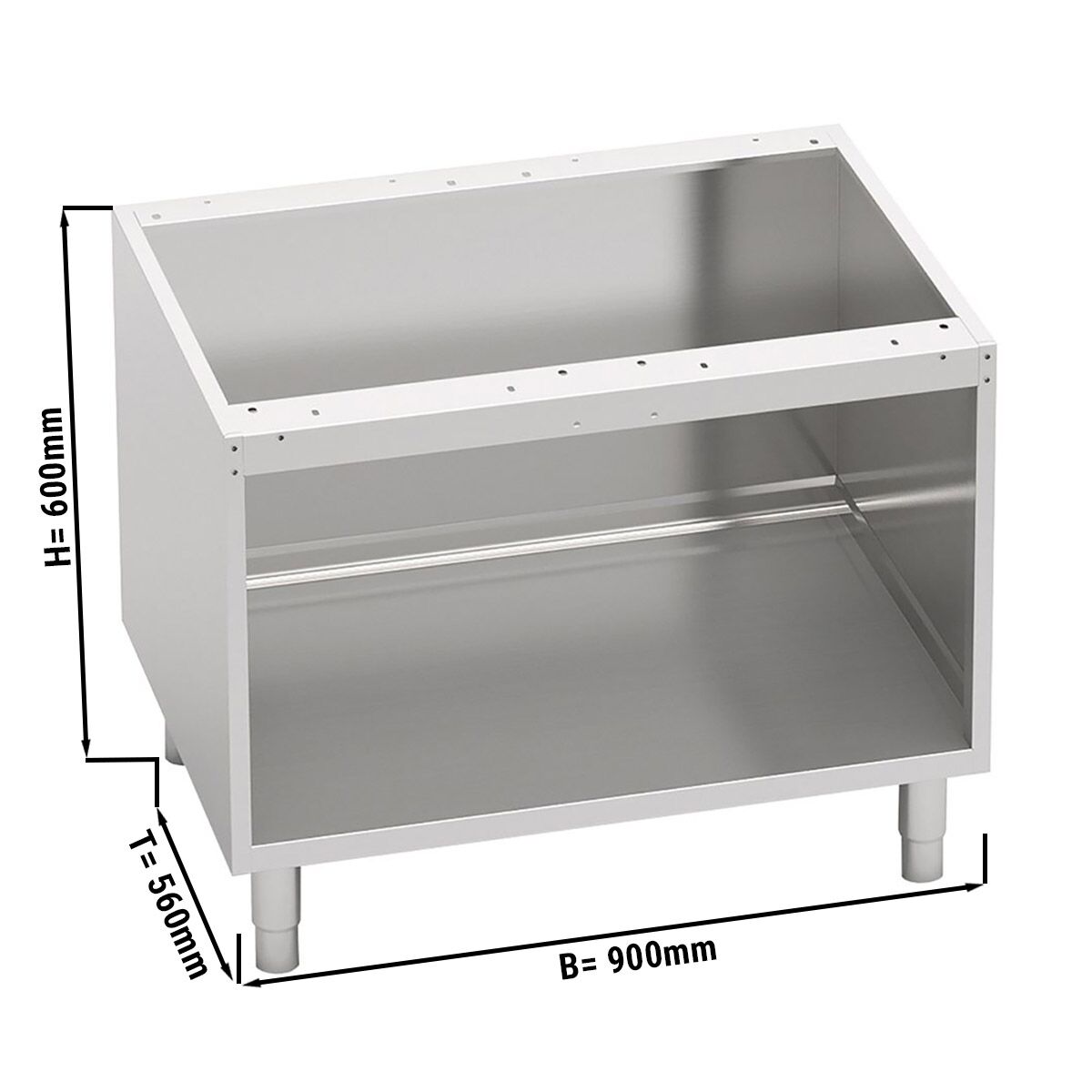 Soubassement ouvert – 900 mm