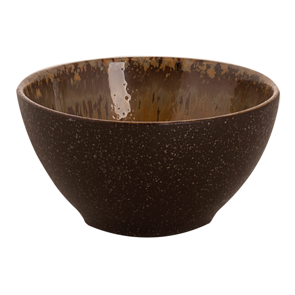(6 pieces) CECIL - Bowl - Ø 110mm - Brown