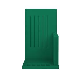 Flessenhouder - polyethyleen - Groen - 301x505x204mm - voor 5 messen en 2 messenslijpmachines